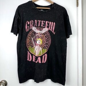 Grateful Dead Rock Graphic Tee Unisex size S Black Stonewash Music Festival
